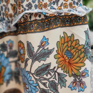 Simplee Bohemian Floral Skirt (Large / Women's)